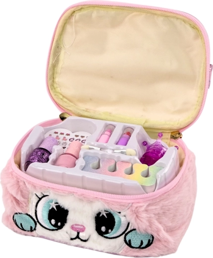 Puha táska cicás motívummal