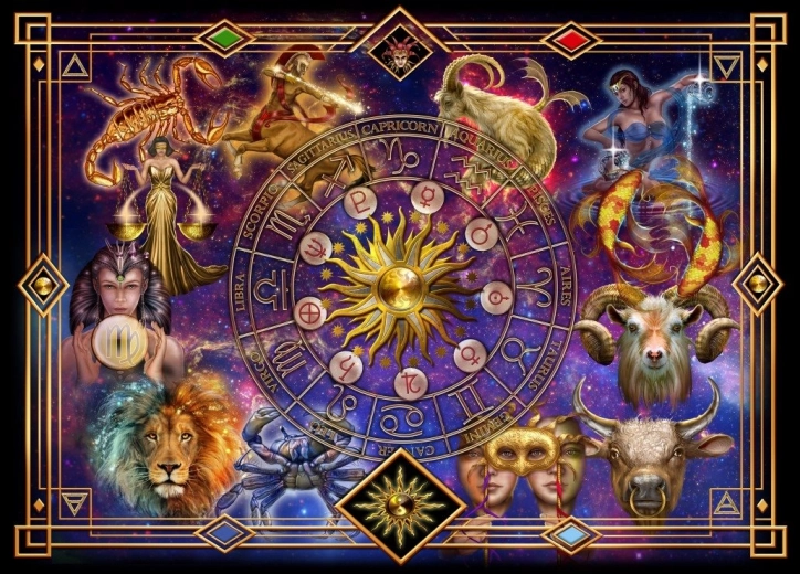 Puzzle Állatöv térképe 1500 darab