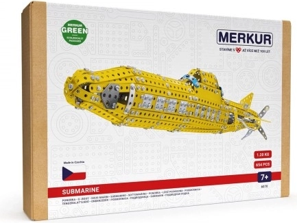 Merkur építőkészlet tengeralattjáró 658 darab