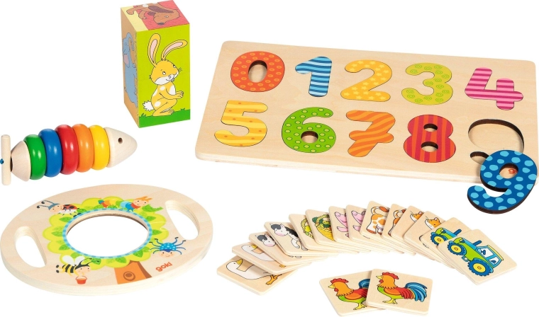 Ajándékdoboz 5 játékkal 2 éves kortól