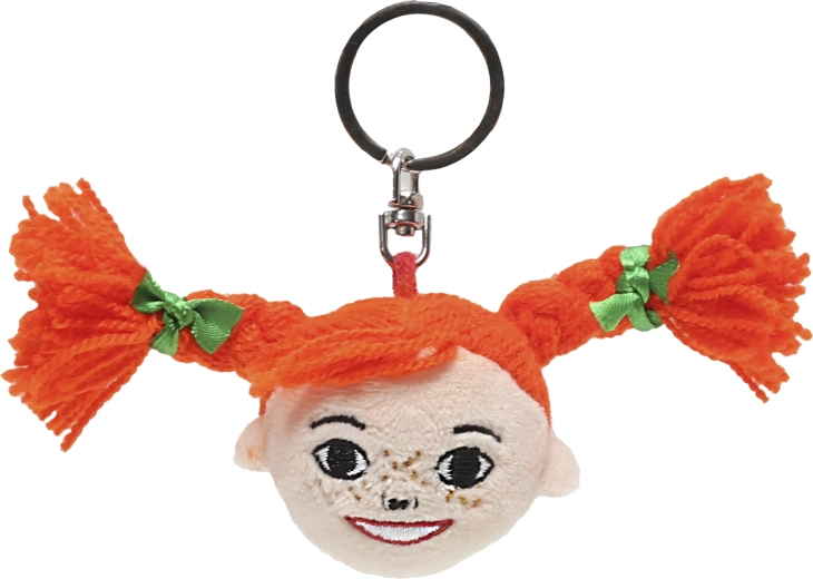 Pippi Langstrumpf kulcstartó – fej