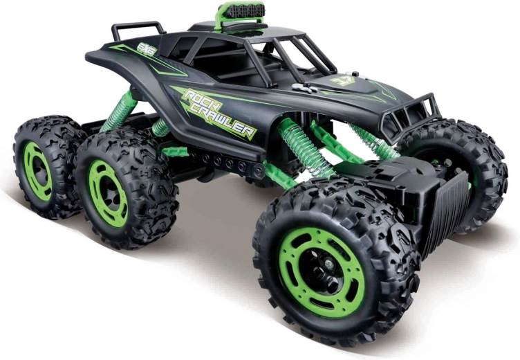 Maisto RC rock crawler 6x6 matt fekete