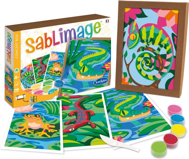 Sentosphere sablimage – az esőerdő állatai