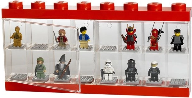 16 minifigura biztonságos rögzítése