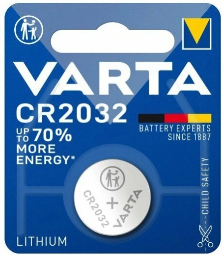 Lítium gombelem Varta CR2032 3V