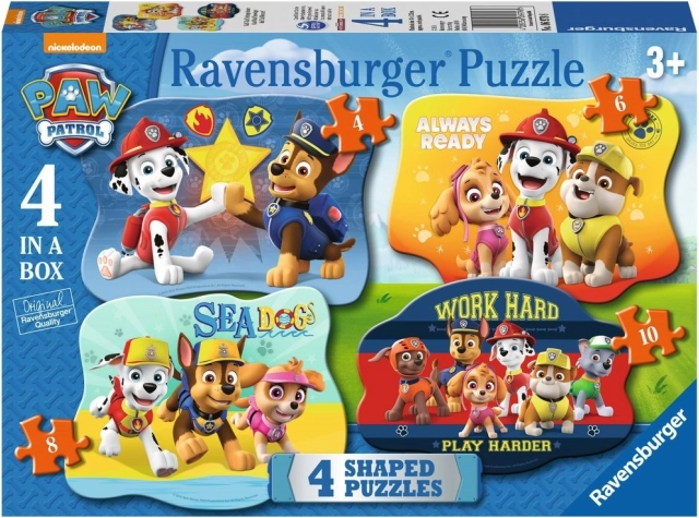 Ravensburger puzzle Mancs őrjárat 4 az 1-ben (4–10 darab)