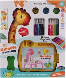 Elemes zsiráf alakú gyerek projektor