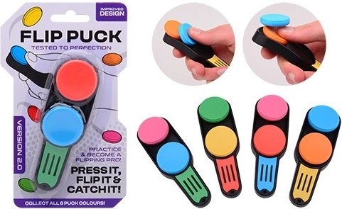Reflexfejlesztő antistressz játék Flip-Puck