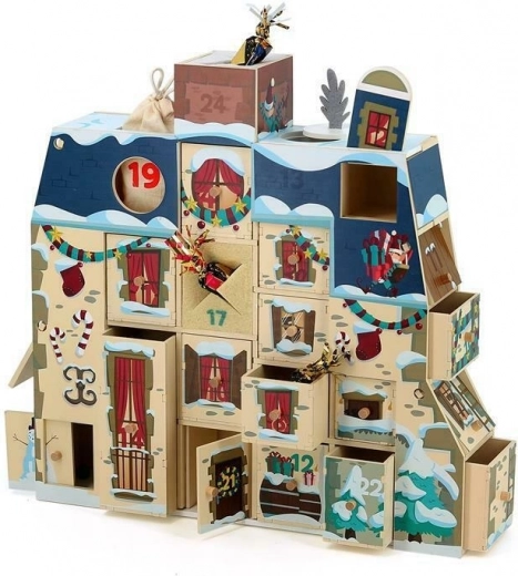 Vilac fa adventi kalendárium házikó