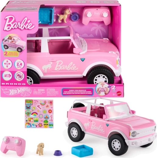 Barbie Hot Wheels távirányítós rózsaszín Ford Bronco RC