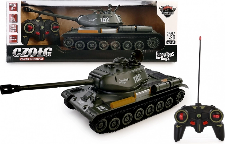 RC tank fényekkel és hangokkal