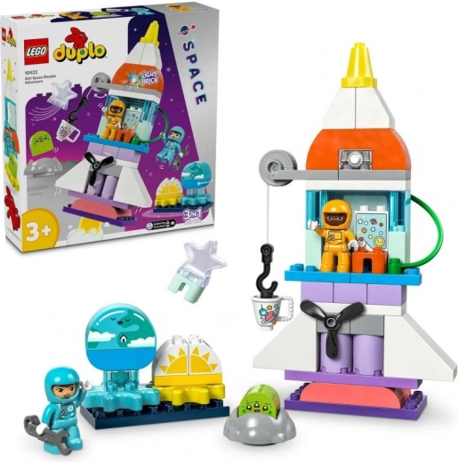 LEGO® DUPLO® 10422 Űrkaland 3 az 1-ben űrrepülőgéppel