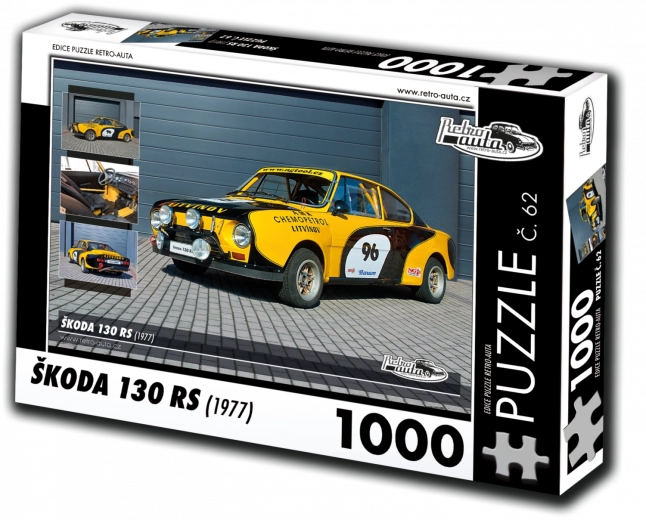 RETRO-AUTA puzzle Škoda 130 RS (1977) – 1000 darab