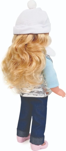 Stílusos téli szett ezüst mellénnyel