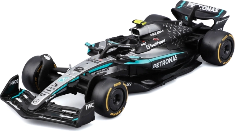Bburago F1 modell Mercedes‑AMG Petronas W16 2025 Kimi Antonelli 1:43