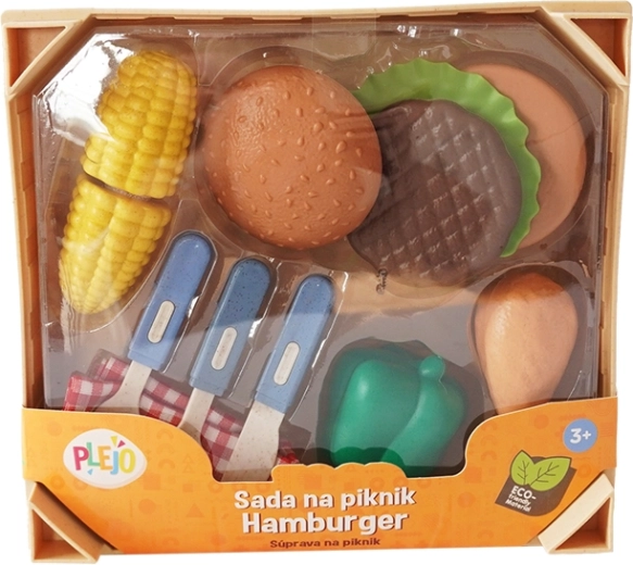 PLEJO piknikkészlet hamburgerrel