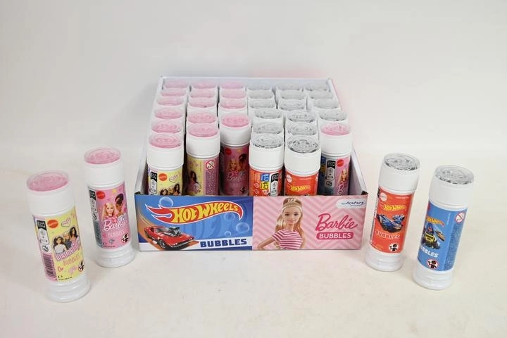 John buborékfújó Barbie vagy Hot Wheels 55 ml
