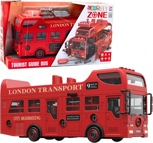 Összeépíthető emeletes busz – London Transport fényekkel és hangokkal