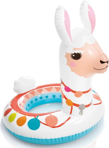 Aranyos láma úszógumi a stabil vízi játékhoz