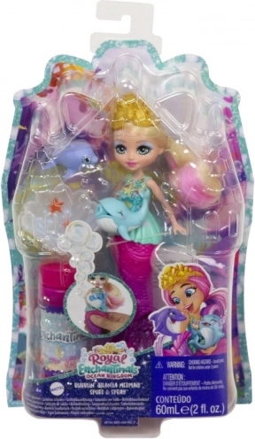 Enchantimals buborékos tengeri sellő Atlantia baba