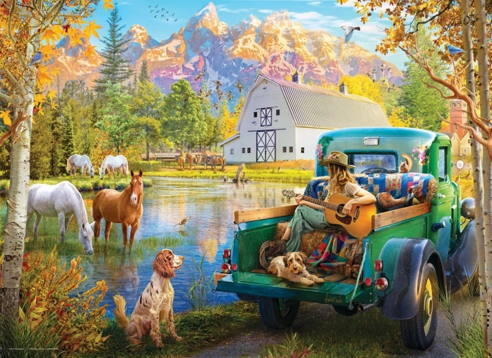 Puzzle Éneklő tó 1000 darab EUROGRAPHICS