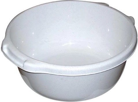 Műanyag mosótál 37 cm, 10 l – színmix