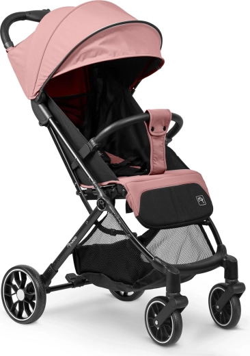 Sima, stabil haladás a 360°-ban forgó, rugózott kerekeknek köszönhetően