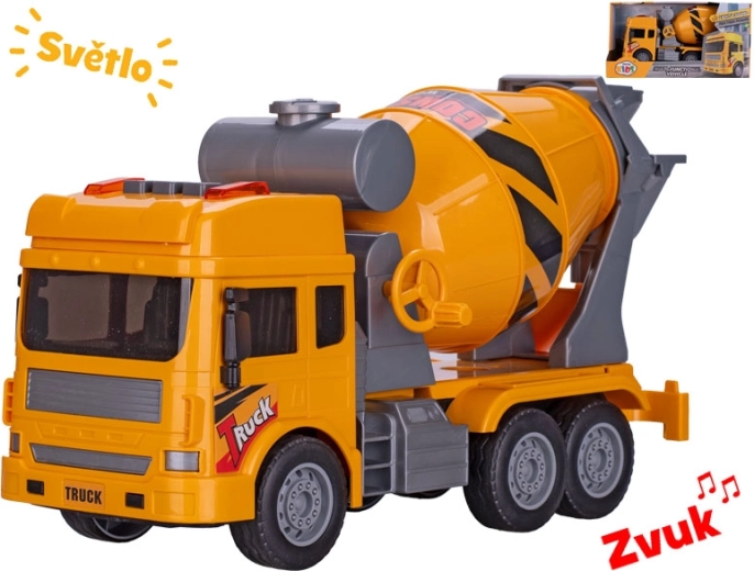 Lendkerekes betonkeverő fény- és hangeffektekkel, 27 cm