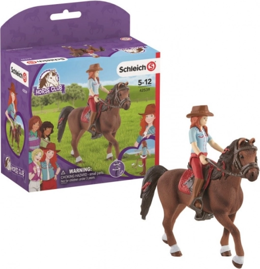Hannah & Cayenne lovas készlet - SCHLEICH lóklub