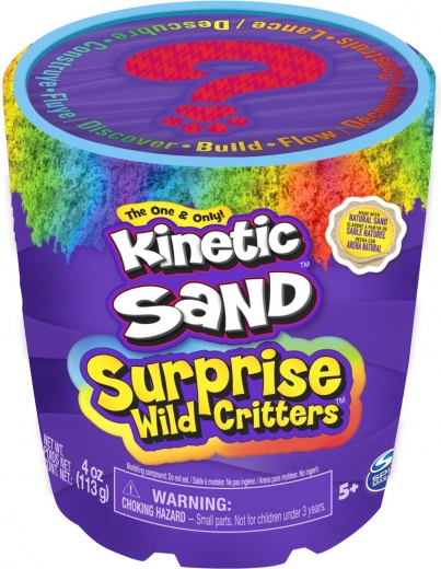 Kinetic Sand meglepetés vödör – vadállatok