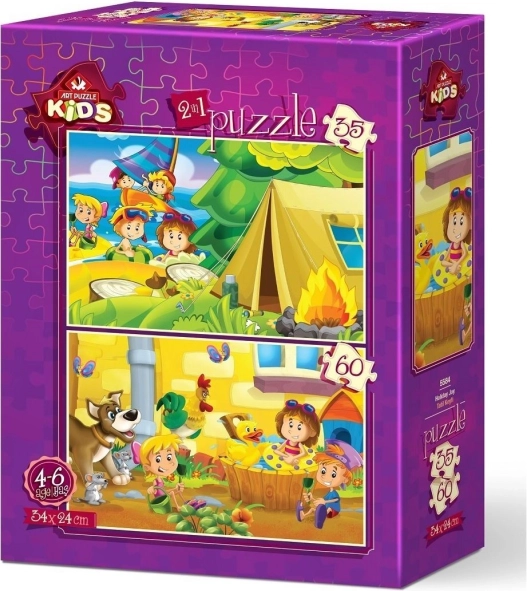 Art Puzzle Nyaralási öröm 35+60 darab