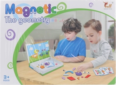 Mágneses építőjáték – geometriai formák