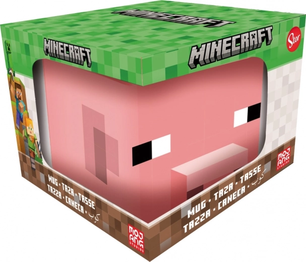 3D bögre MINECRAFT malac 440 ml