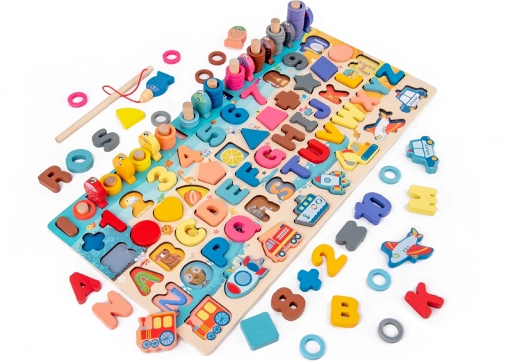 2Kids oktató többfunkciós tábla 6 az 1-ben