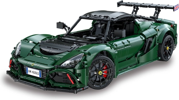CaDA Lotus Exige Cup 430 építőmodell 1:8 méretarányban, zöld