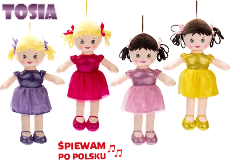 Beszélő rongybaba Tosia 32 cm