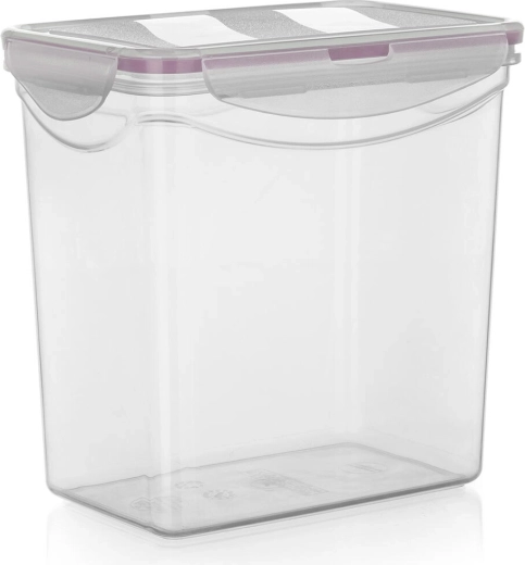 Hermetikus ételtároló doboz LARA 3 l, téglalap alakú, műanyag
