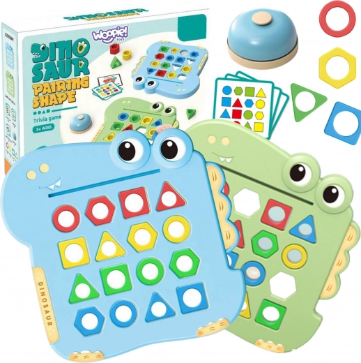 Montessori játék dinoszaurusz – formapárosítás WOOPIE