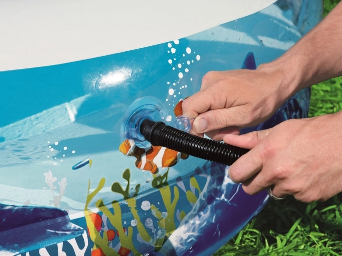 Gyors felfújás a nagy szelepeknek köszönhetően