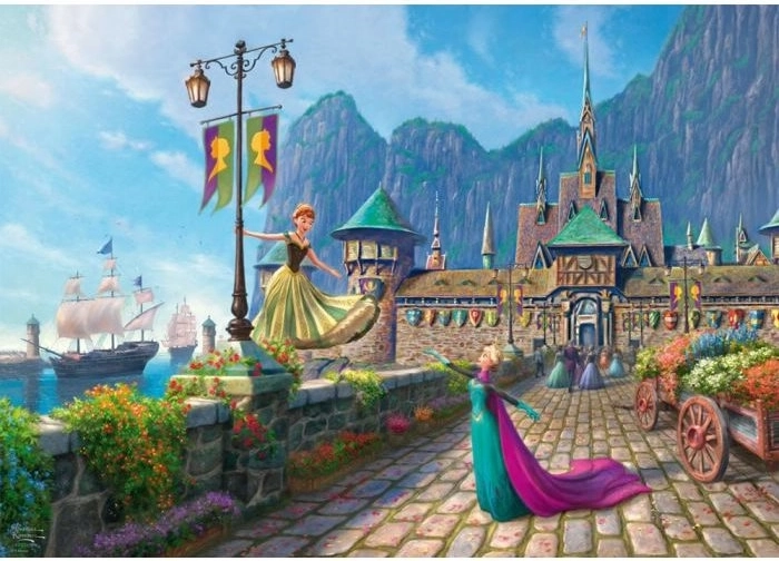 Puzzle Disney Frozen: ünnepség Arendellében 1000 darab
