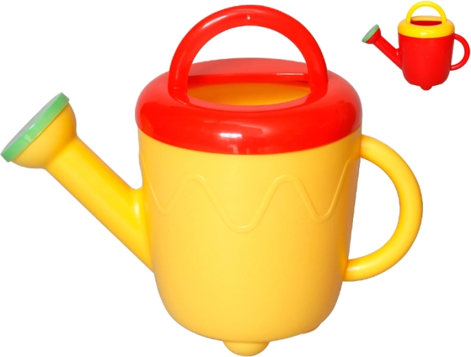 Gyermek műanyag locsolókanna 22 × 11,5 × 17 cm kis kertészeknek