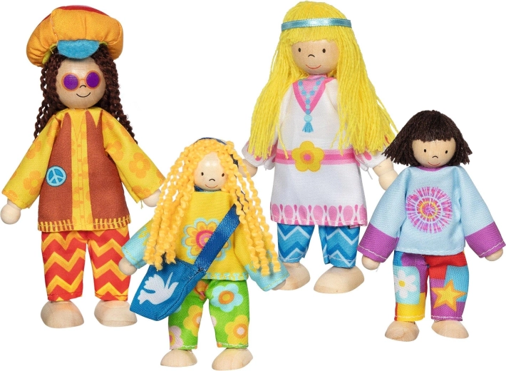 Goki66 hajlítható figurák Love & Harmony family (4 db)