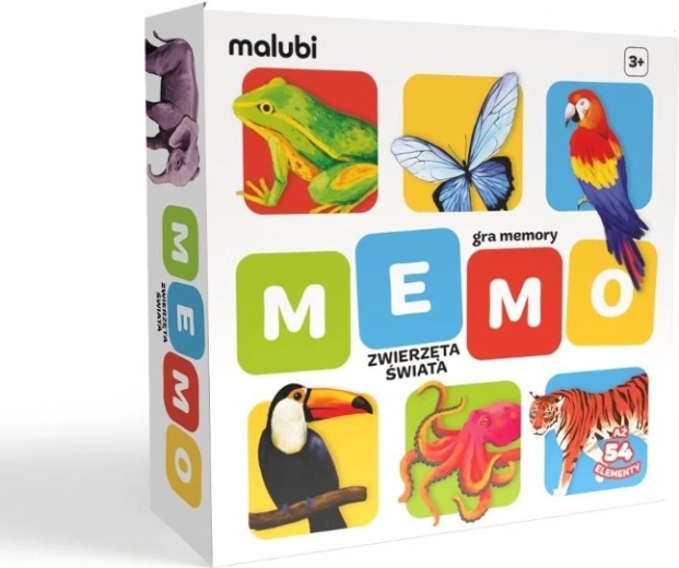 Memóriajáték – A világ állatai