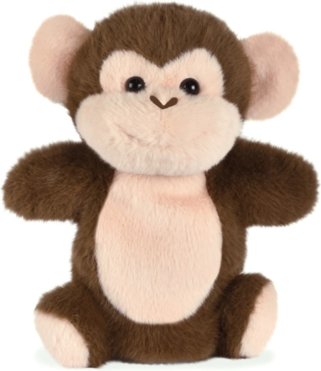 Doudou Histoire d'Ours plüss kézibáb majom, barna, 24 cm