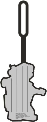 Kapcsolattartási címke a hátoldalon