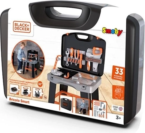 Smoby Black+Decker Bricolo Smart gyerek barkácsműhely