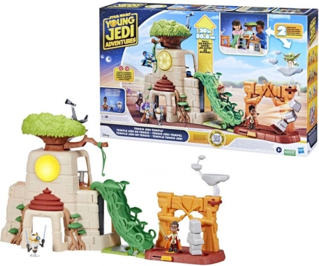 STAR WARS Tenoo Jedi Temple játékkészlet – Jedi-templom fényekkel és hangokkal
