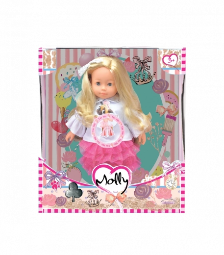 Bambolina Molly baba 3 dallal, 40 cm