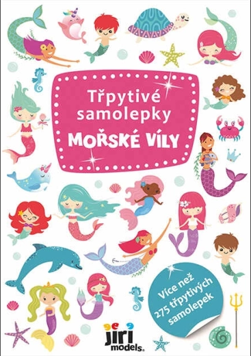 Csillámos tengeri sellő matricák