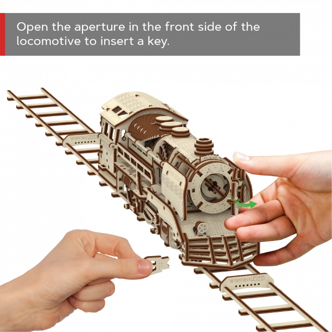 Fa 3D puzzle WOODEN CITY Express sínekkel